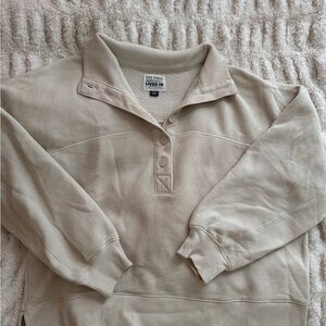 American Eagle Outfitters Cream Sweater